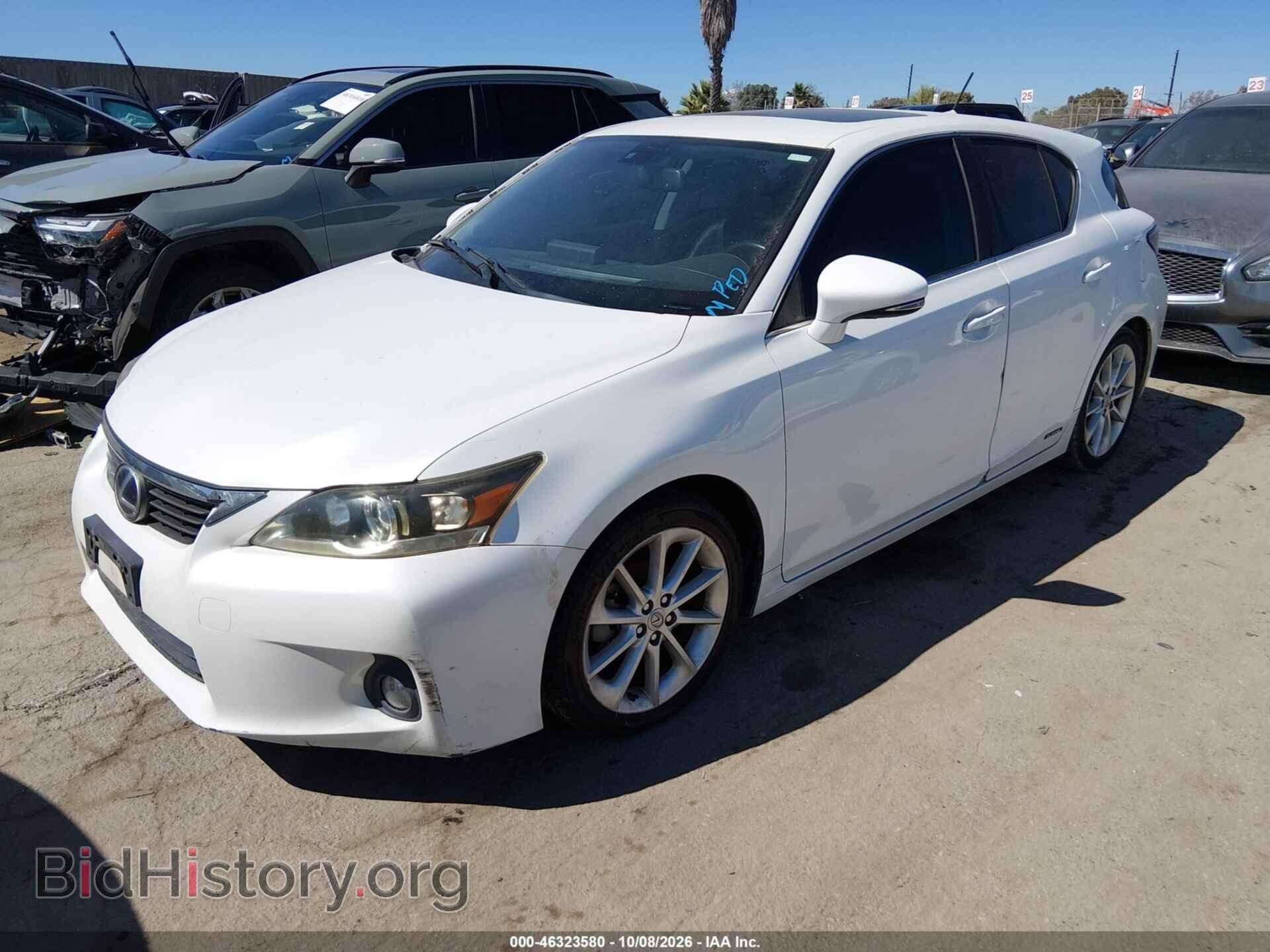 2012 LEXUS CT 200H - VIN: JTHKD5BH0C2120255 - Photo 2
