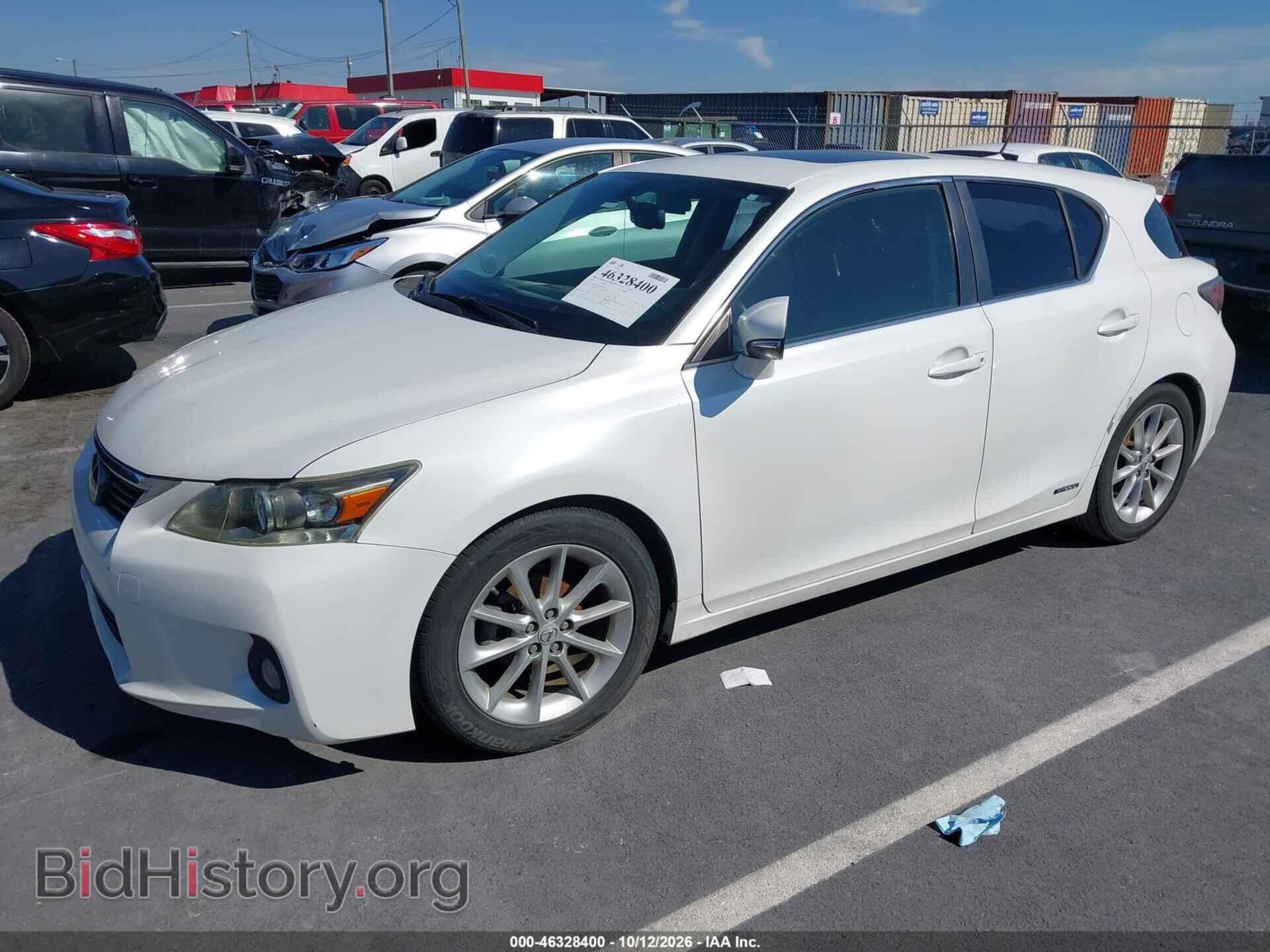 2012 LEXUS CT 200H - VIN: JTHKD5BH1C2098282 - Photo 2