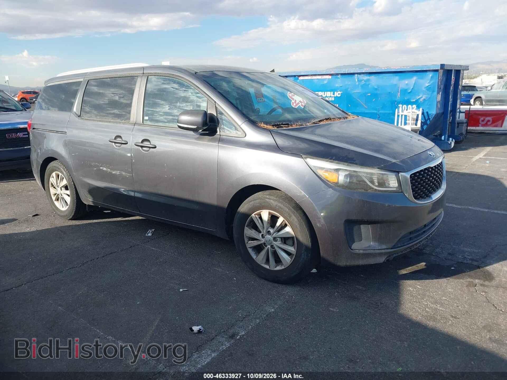 Фотография KNDMB5C15G6098043 - KIA SEDONA 2016