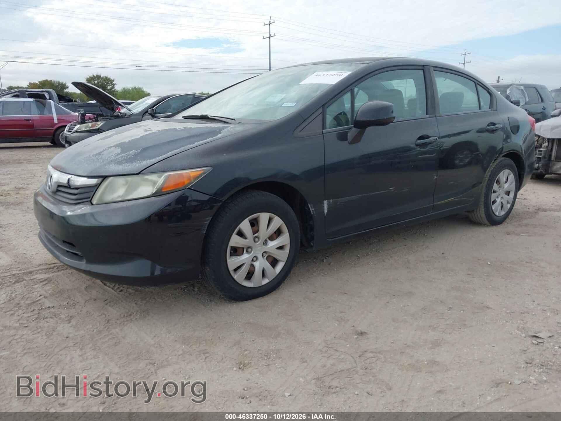 2012 HONDA CIVIC - VIN: 2HGFB2F50CH590091 - Photo 2