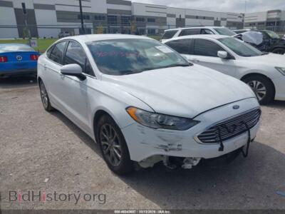2017 Ford FUSION SE, white — VIN 3FA6P0HD6HR380279, IAAI