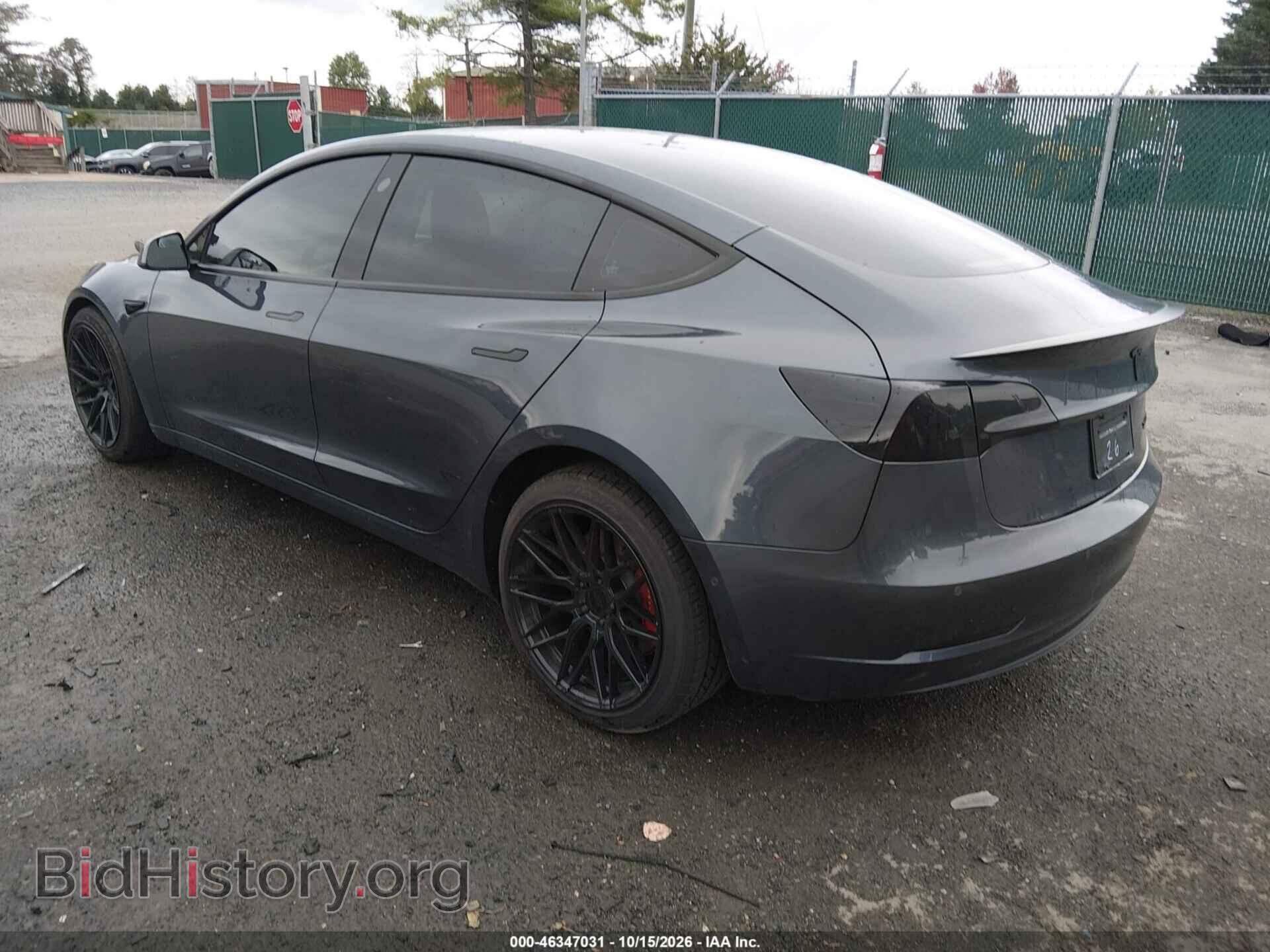 2022 TESLA MODEL 3 - VIN: 5YJ3E1EC7NF357515 - Фото 3
