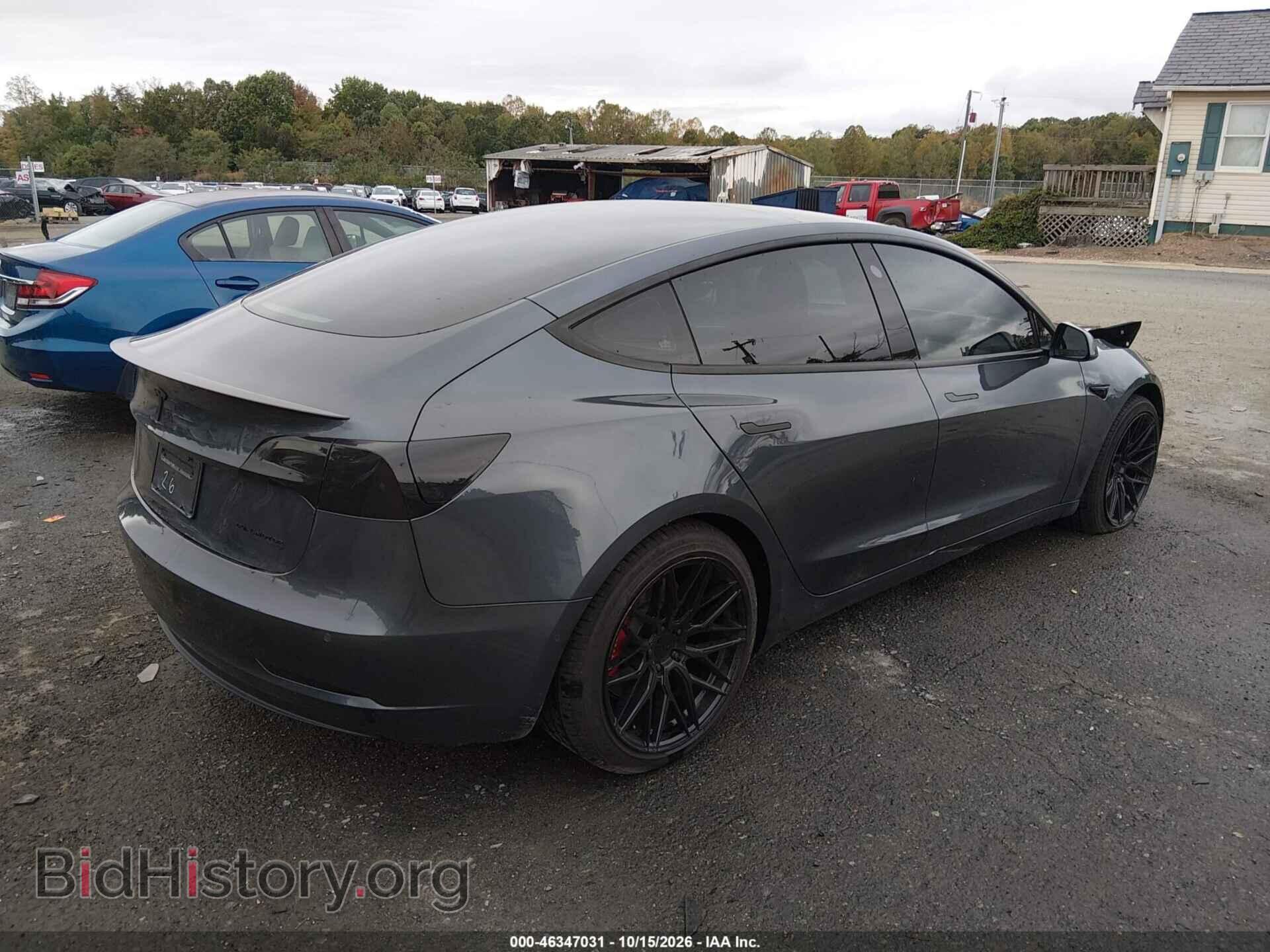 2022 TESLA MODEL 3 - VIN: 5YJ3E1EC7NF357515 - Фото 4