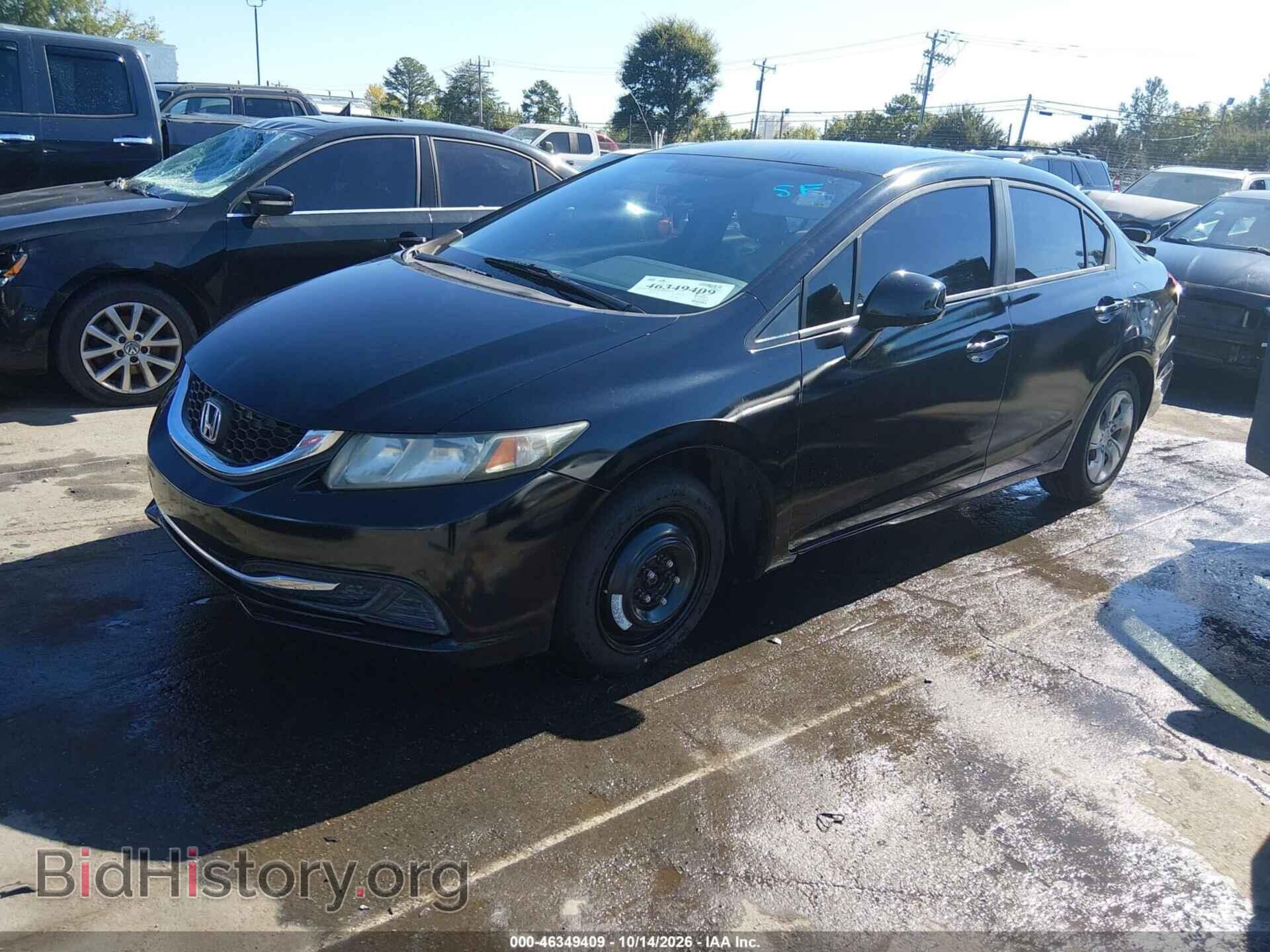 2013 HONDA CIVIC - VIN: 2HGFB2F57DH535624 - Фото 2