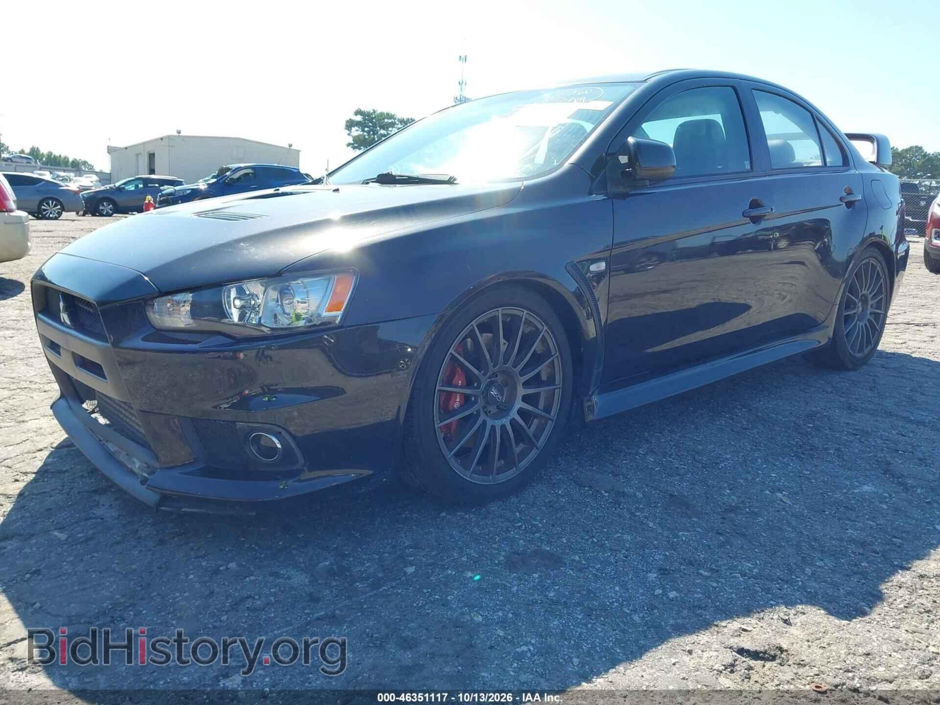 2011 MITSUBISHI LANCER EVOLUTION - VIN: JA32W8FV8BU038451 - Photo 2