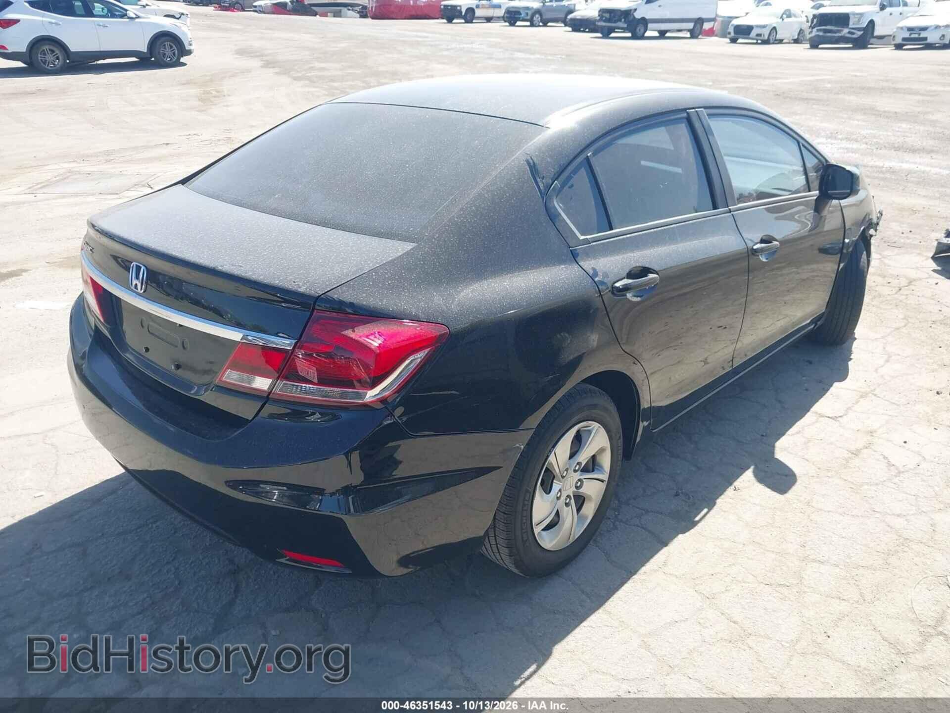2013 HONDA CIVIC - VIN: 19XFB2F52DE211510 - Фото 4
