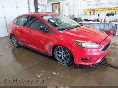 2017 Ford FOCUS SEL, red — VIN 1FADP3H26HL237421, IAAI
