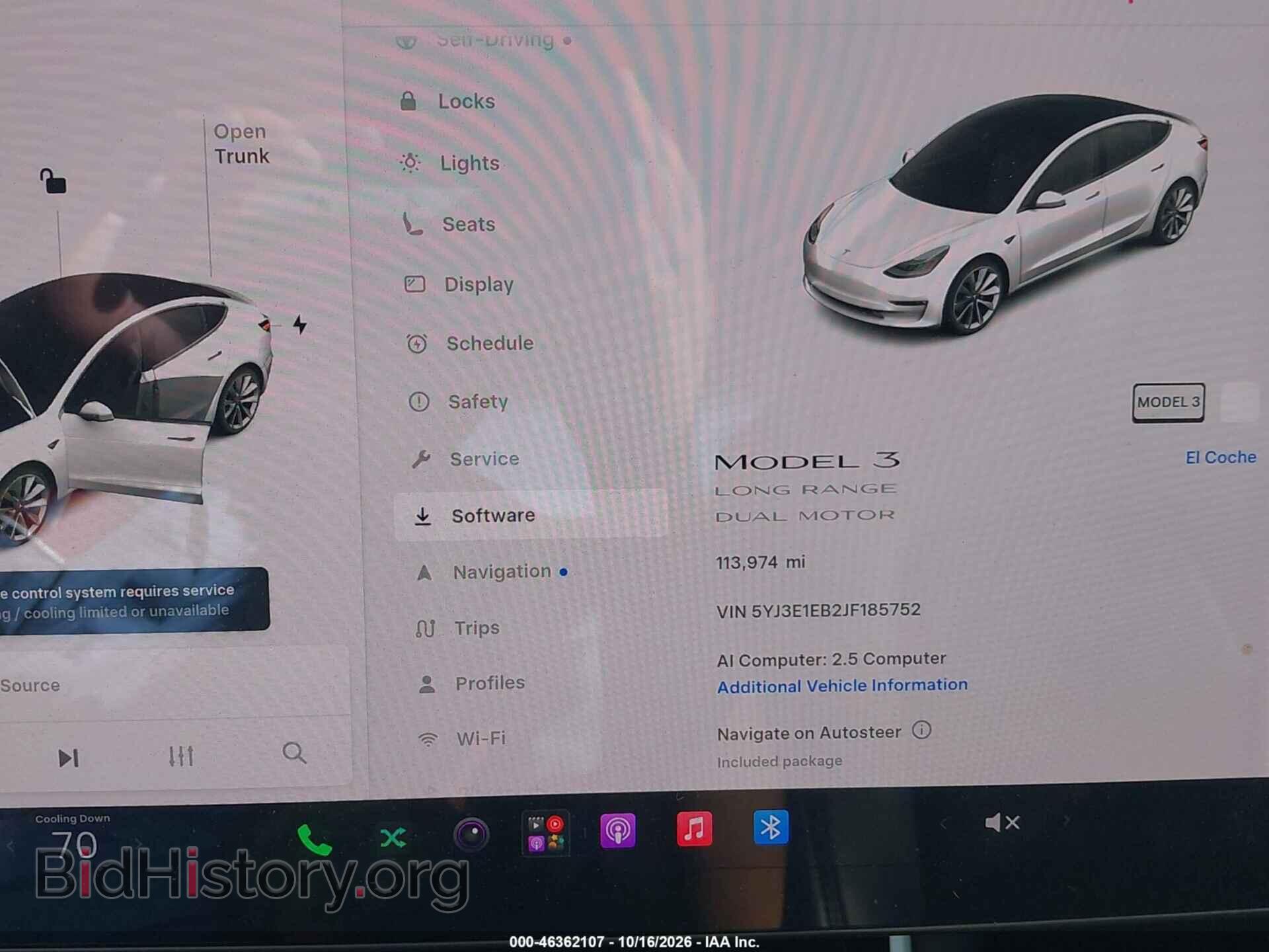 2018 TESLA MODEL 3 - VIN: 5YJ3E1EB2JF185752 - Фото 7