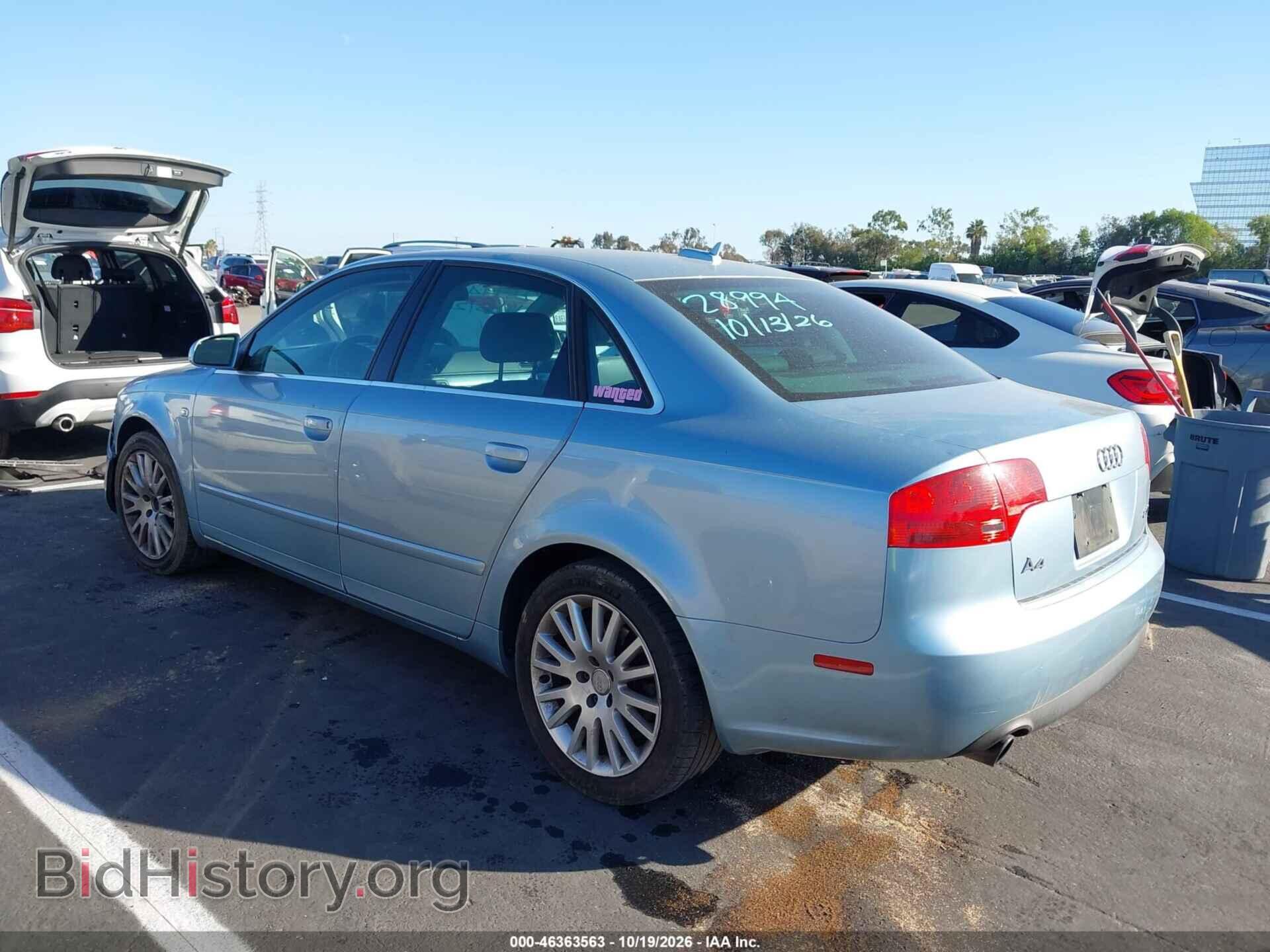2006 AUDI A4 - VIN: WAUAF78E26A057750 - Photo 3