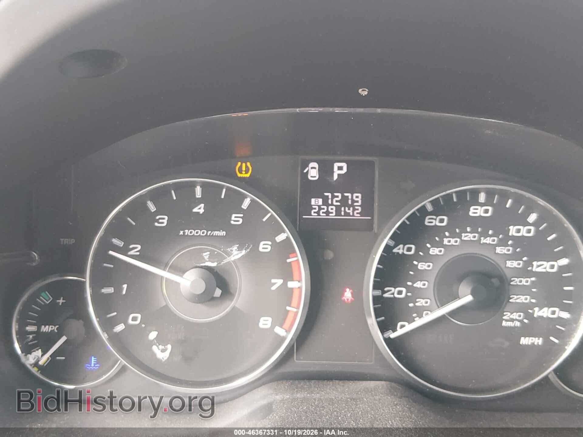 2012 SUBARU OUTBACK - VIN: 4S4BRBCC8C3291815 - Фото 7