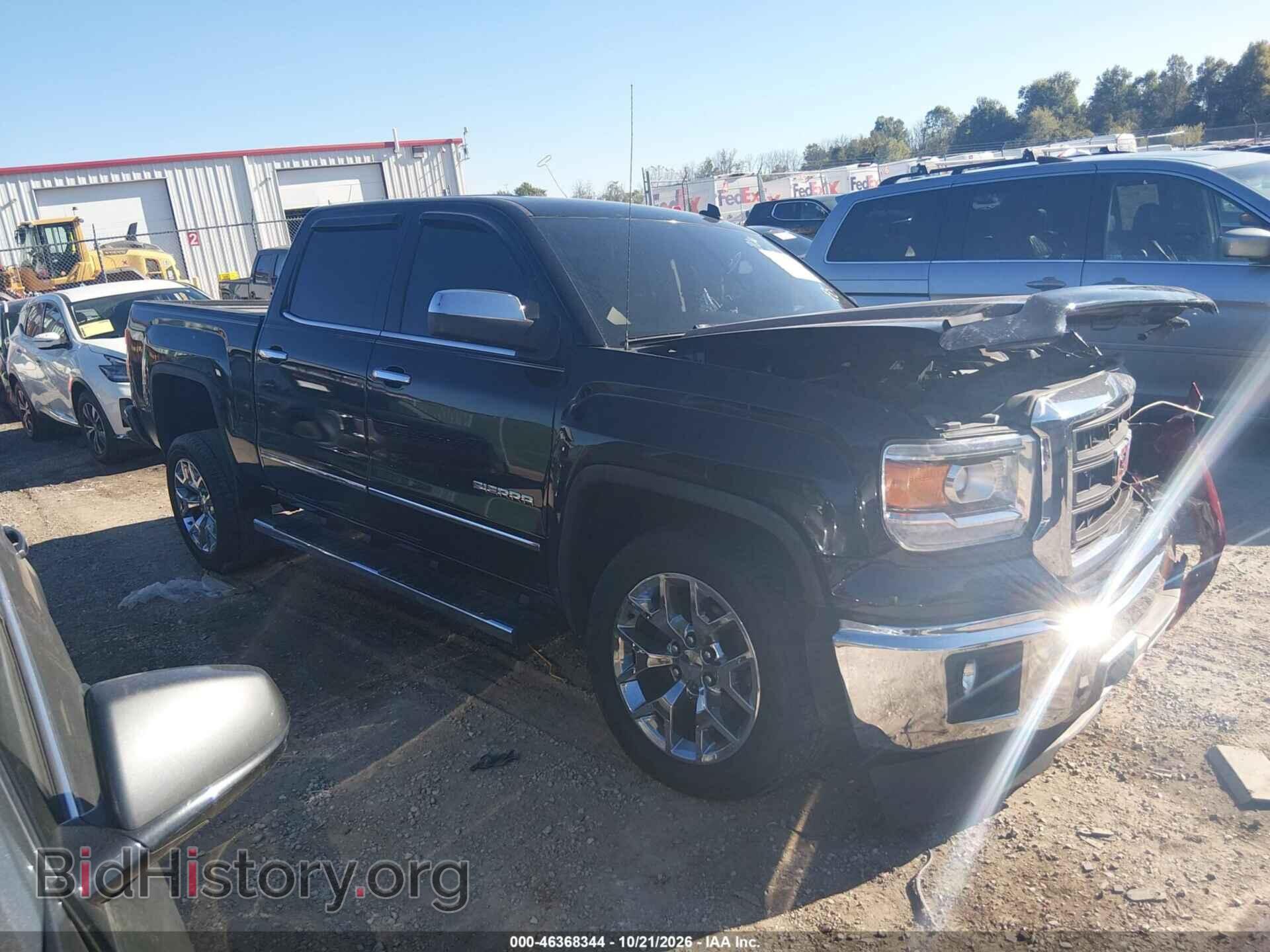 2014 GMC SIERRA 1500 SLT (VIN 3GTP1VEC5EG378801) — фото 1 из 16, IAAI, повреждение: левая передняя часть