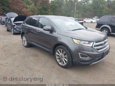 2018 Ford EDGE Titanium, black — VIN 2FMPK4K98JBB23553, IAAI