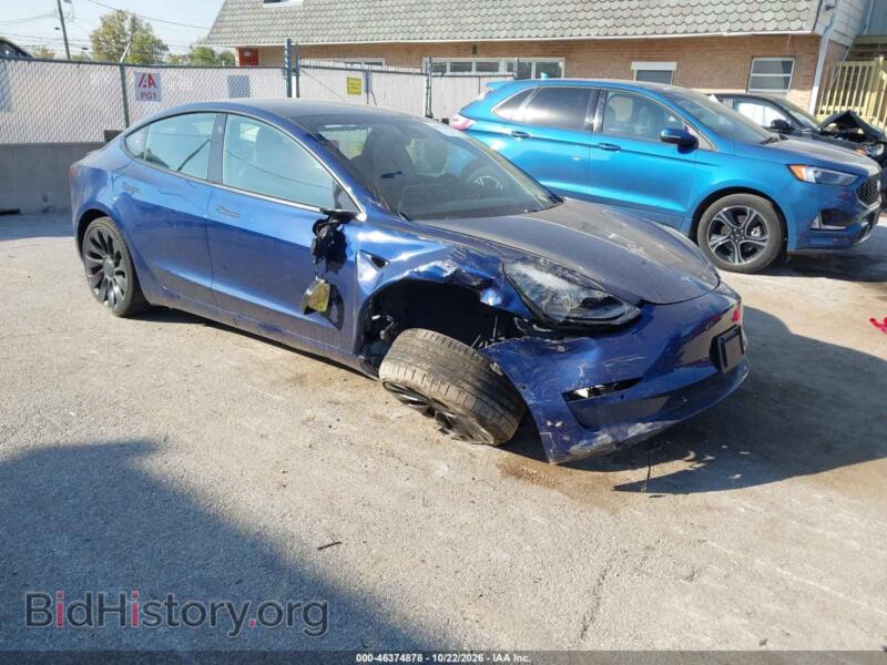 2021 Tesla MODEL 3 (VIN 5YJ3E1EC5MF991260) — фото 1 из 15, IAAI, повреждение: передняя часть