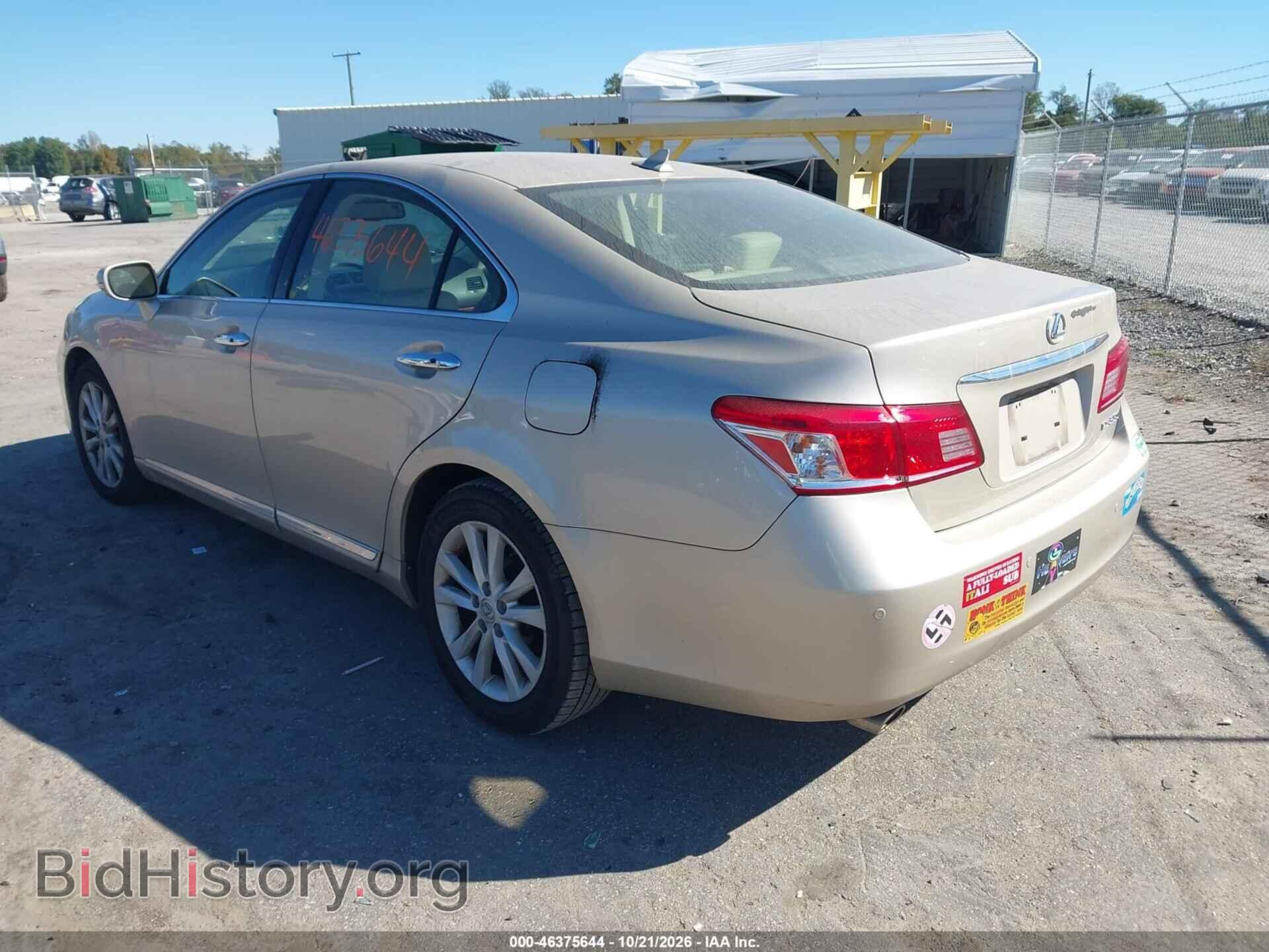 2011 LEXUS ES 350 - VIN: JTHBK1EG1B2439910 - Фото 3