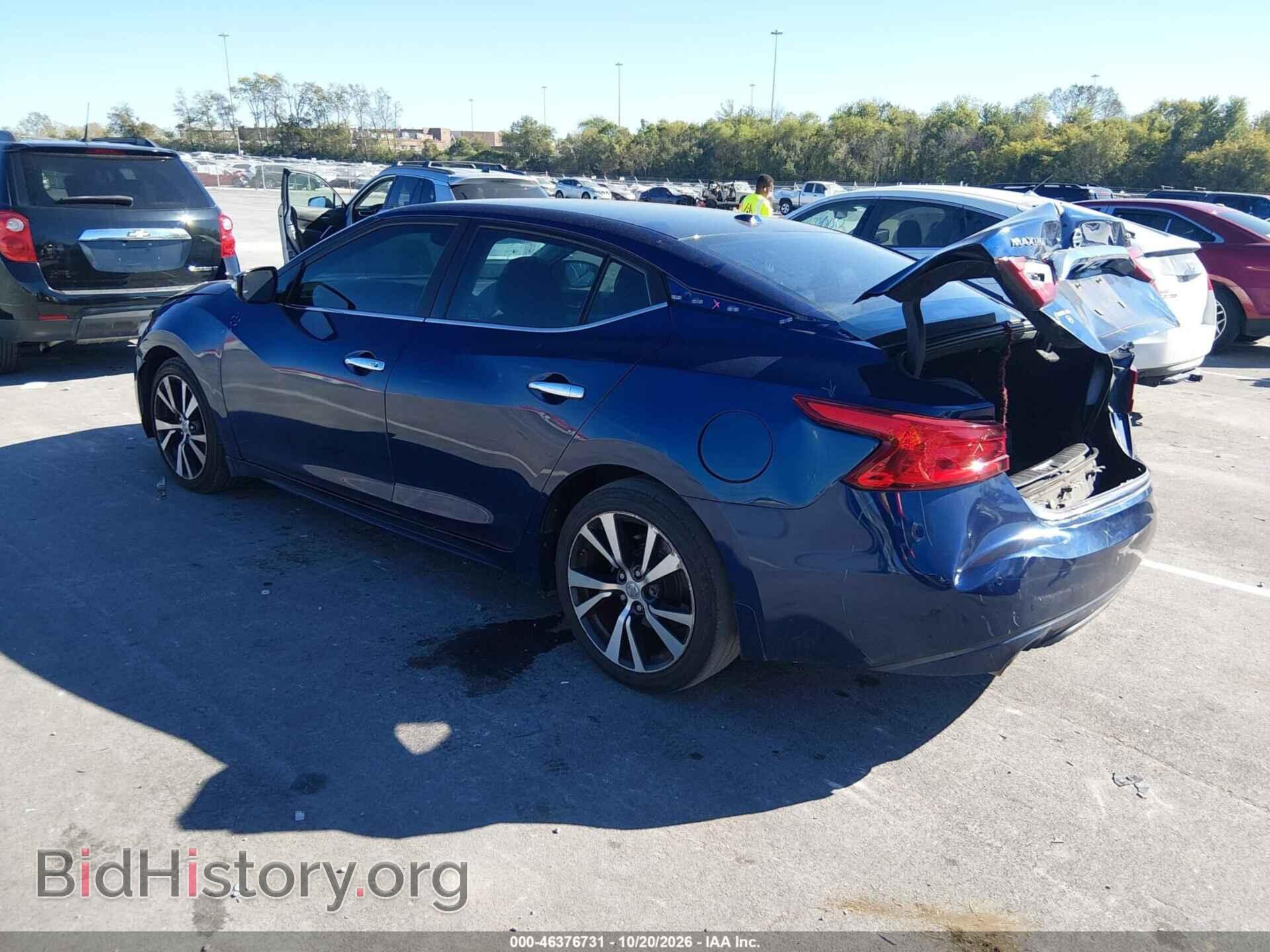 2017 Nissan MAXIMA (VIN 1N4AA6APXHC398754) — фото 3 из 18