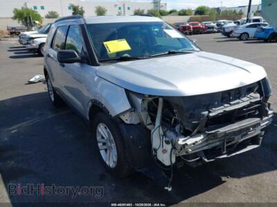 2016 Ford EXPLORER, silver — VIN 1FM5K7B88GGA70662, IAAI