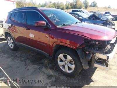 2020 Jeep COMPASS Latitude FWD, red — VIN 3C4NJCBB1LT246954, IAAI