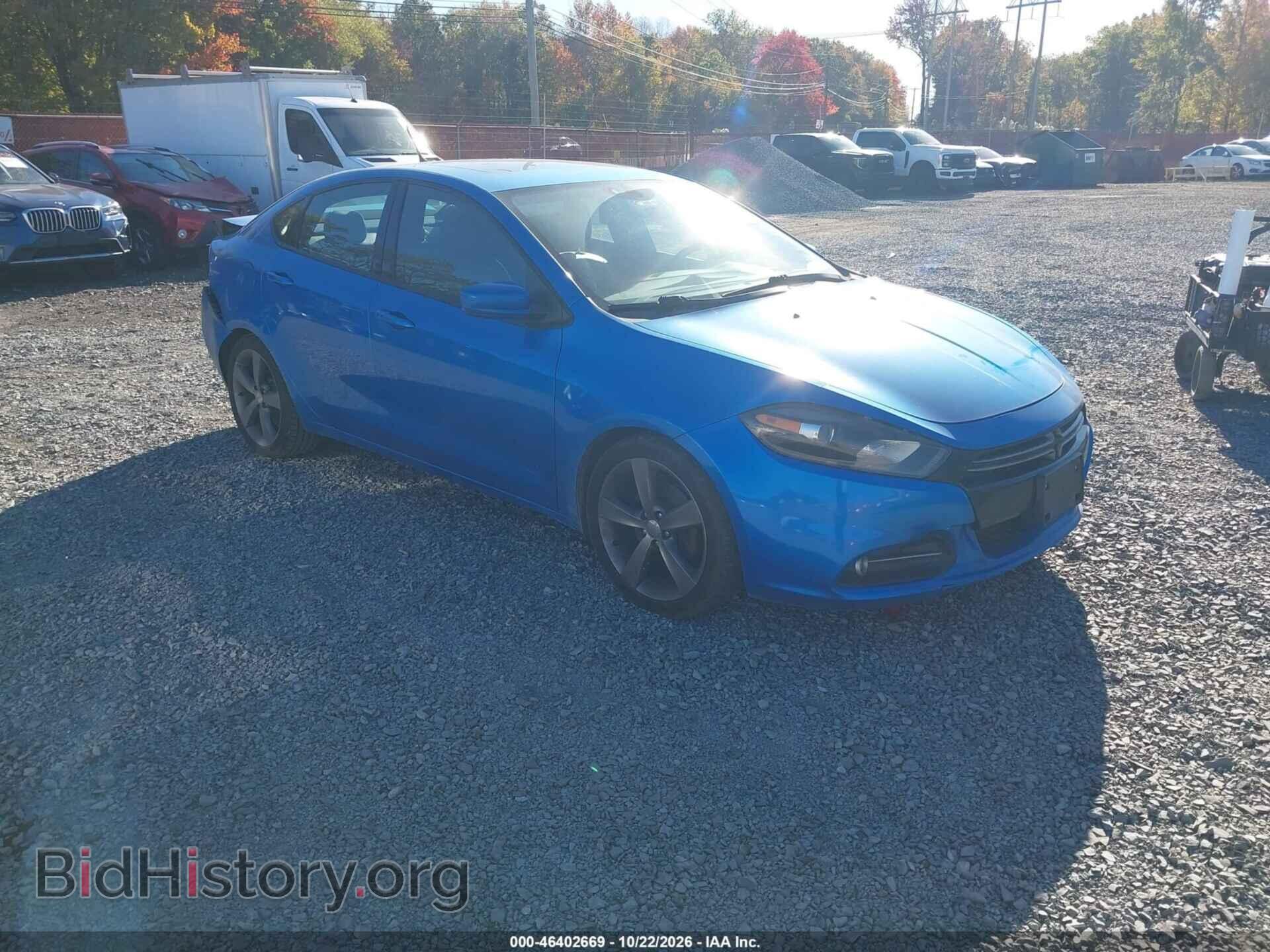 2015 Dodge DART GT (VIN 1C3CDFEB0FD421768) — фото 1 из 17, IAAI, повреждение: задняя часть