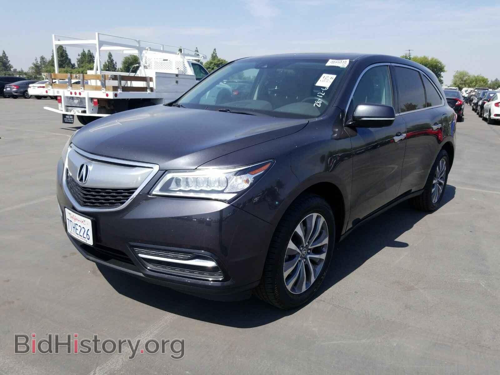 Photo 5FRYD3H43GB020026 - Acura MDX 2016