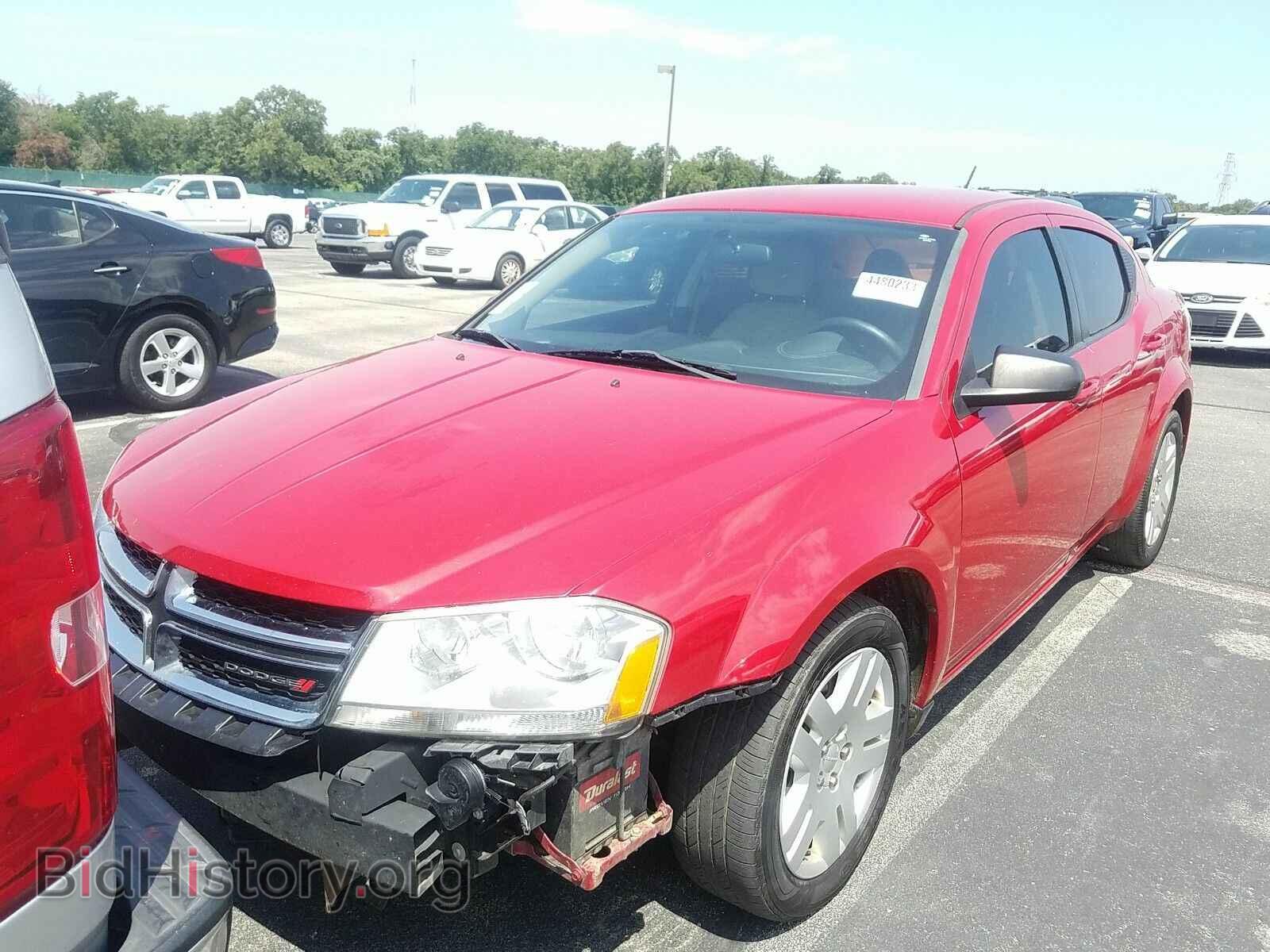 Фотография 1C3CDZAB1EN154138 - Dodge Avenger 2014