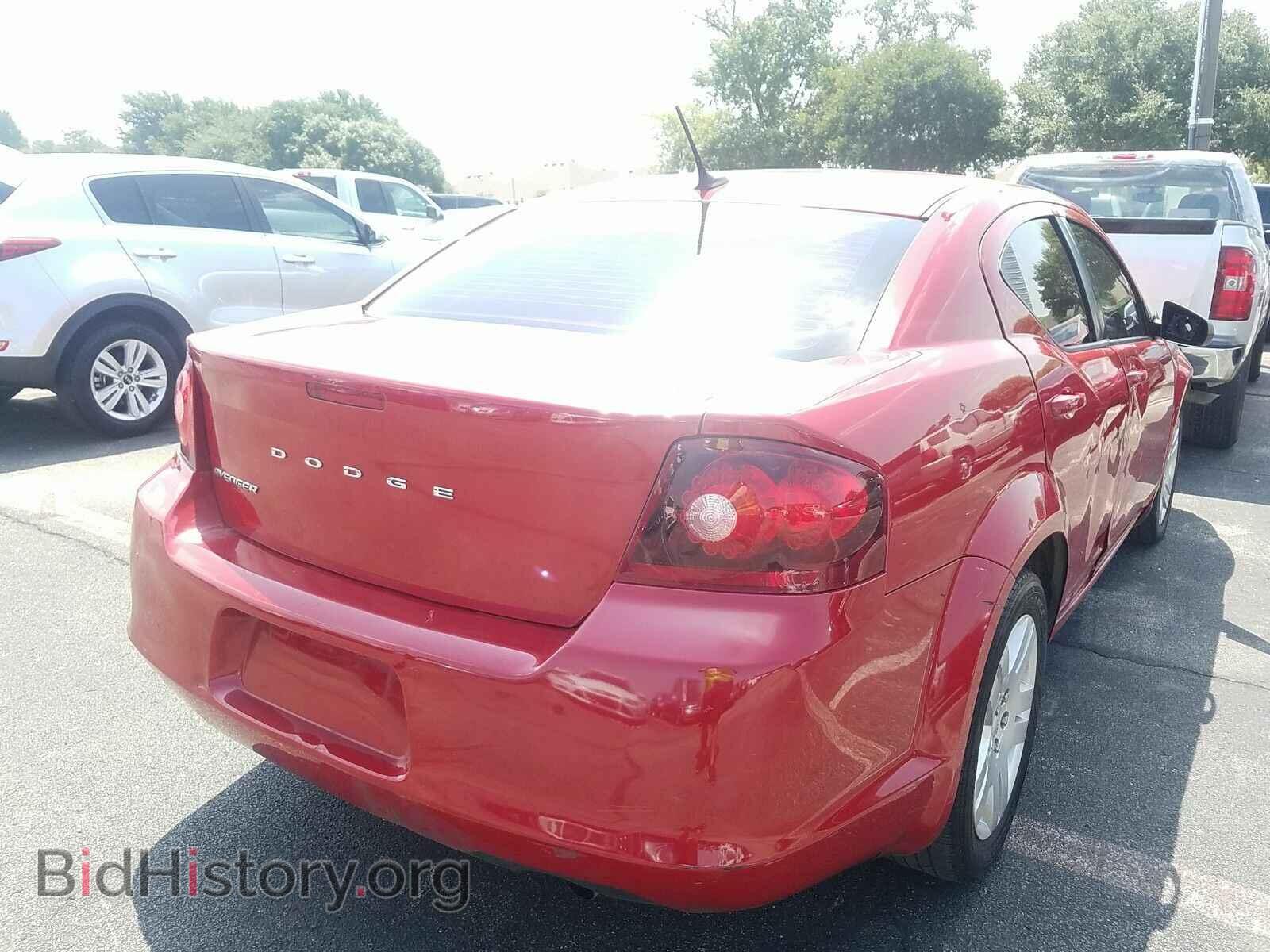 2014 Dodge Avenger - VIN: 1C3CDZAB1EN154138 - Фото 2