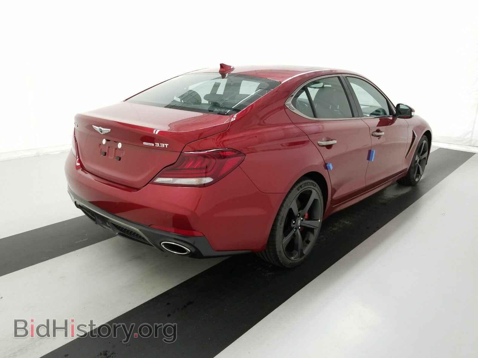 2019 Genesis G70 - VIN: KMTG34LE0KU014711 - Фото 4
