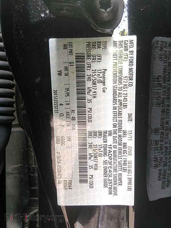 2016 Ford Focus - VIN: 1FADP3FE4GL257808 - Photo 6