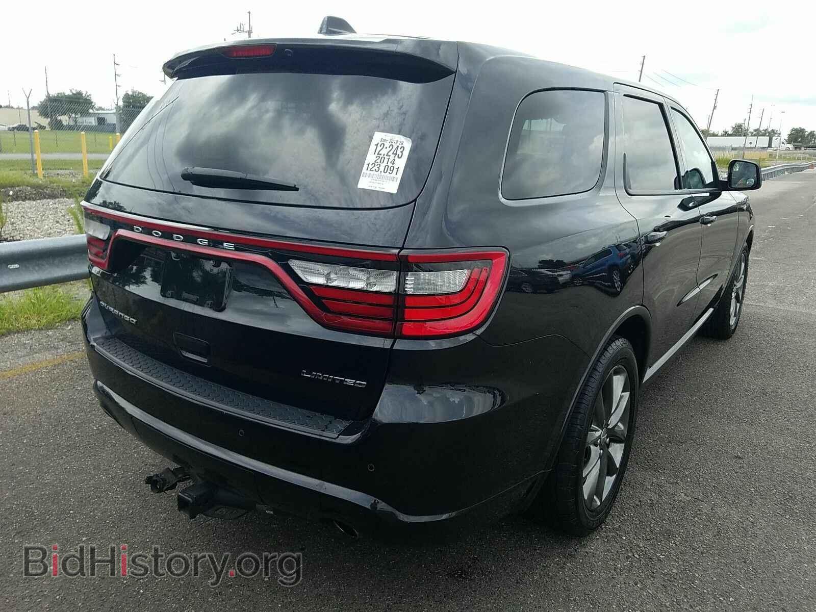 2014 Dodge Durango - VIN: 1C4RDHDG0EC586173 - Фото 2