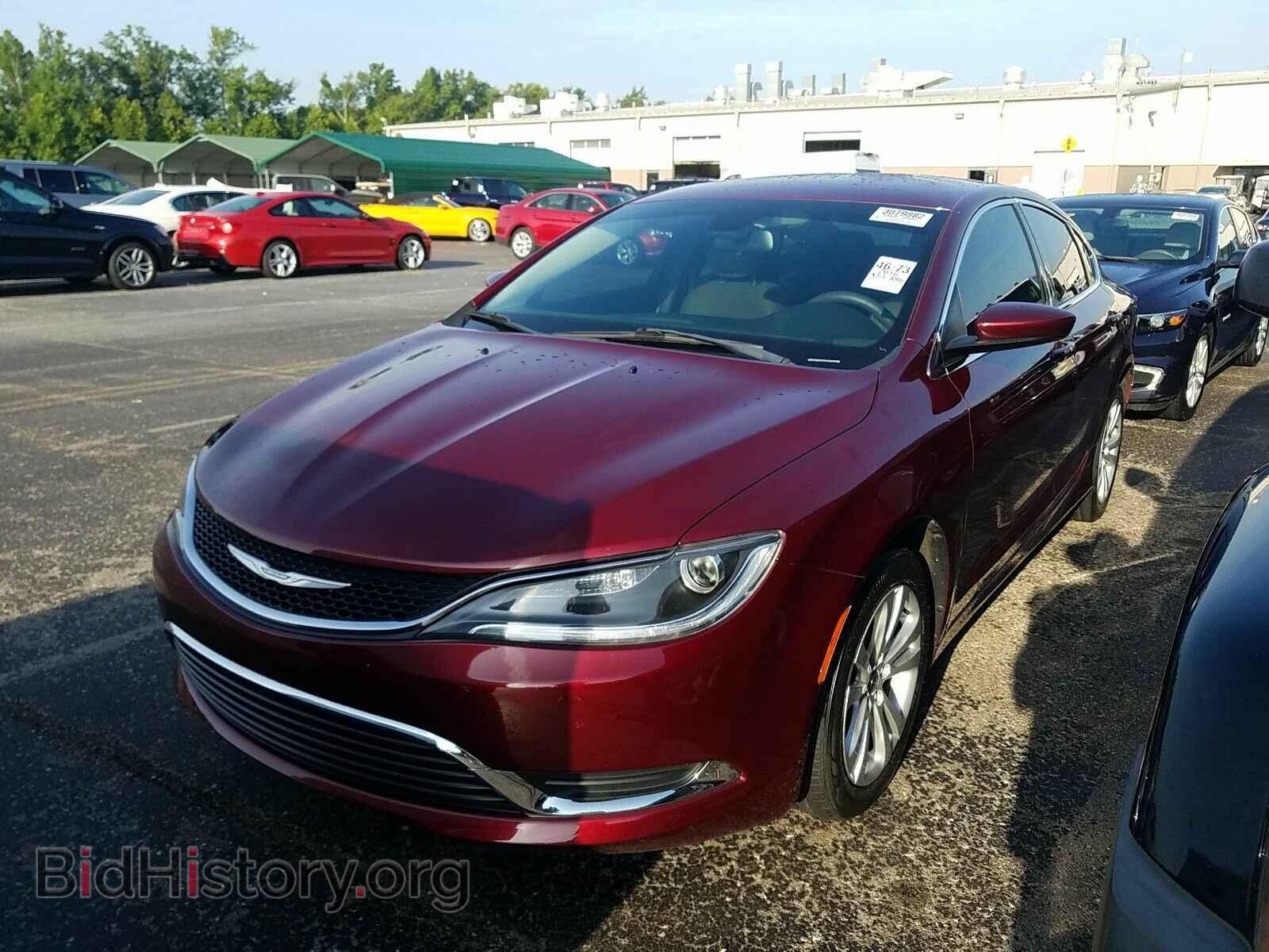 Фотография 1C3CCCAB9GN112593 - Chrysler 200 2016