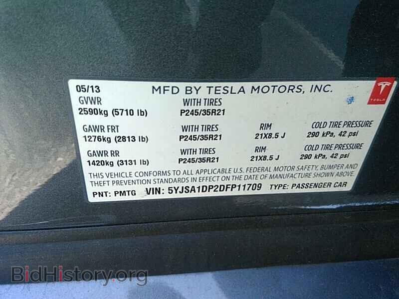 2013 Tesla Model S - VIN: 5YJSA1DP2DFP11709 - Photo 6