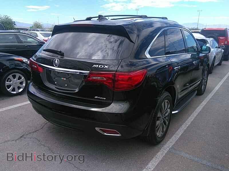 2014 Acura MDX - VIN: 5FRYD4H41EB014096 - Фото 2