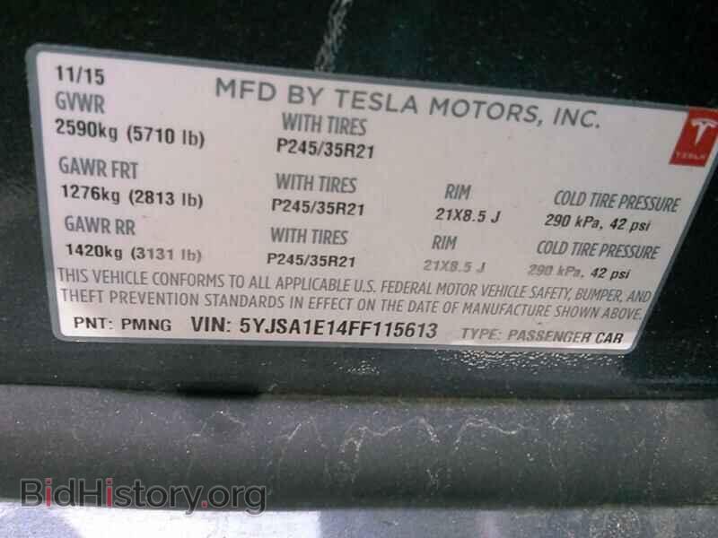 2015 Tesla Model S - VIN: 5YJSA1E14FF115613 - Фото 6