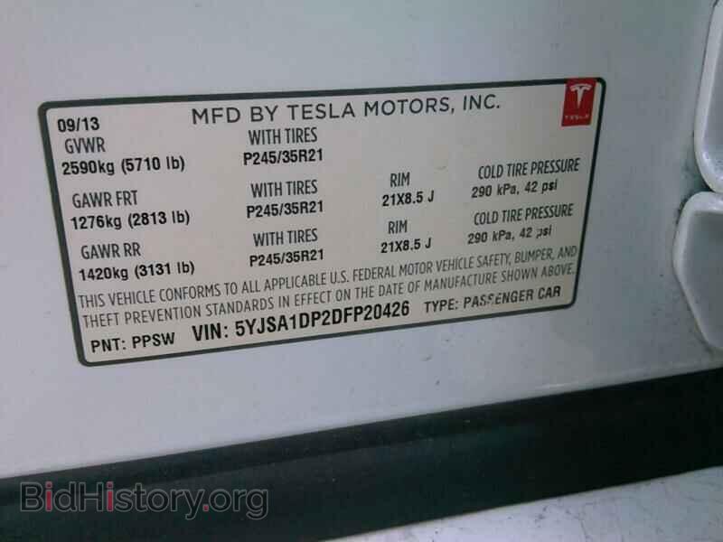2013 Tesla Model S - VIN: 5YJSA1DP2DFP20426 - Photo 6