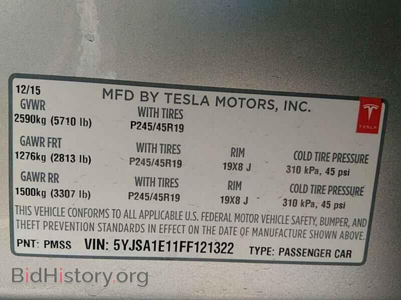 2015 Tesla Model S - VIN: 5YJSA1E11FF121322 - Фото 6