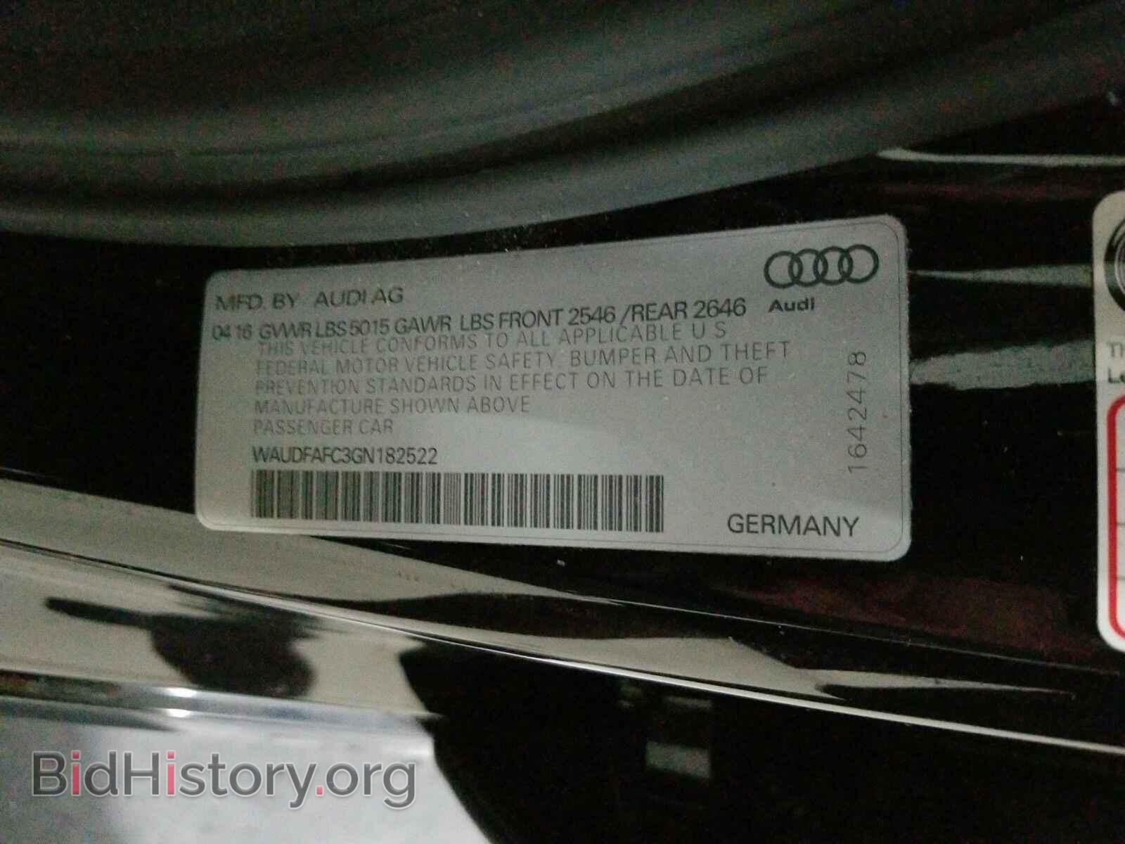 2016 Audi A6 - VIN: WAUDFAFC3GN182522 - Фото 15