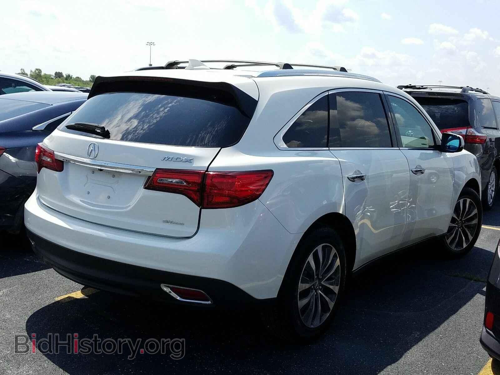 2016 Acura MDX - VIN: 5FRYD4H44GB045068 - Фото 2