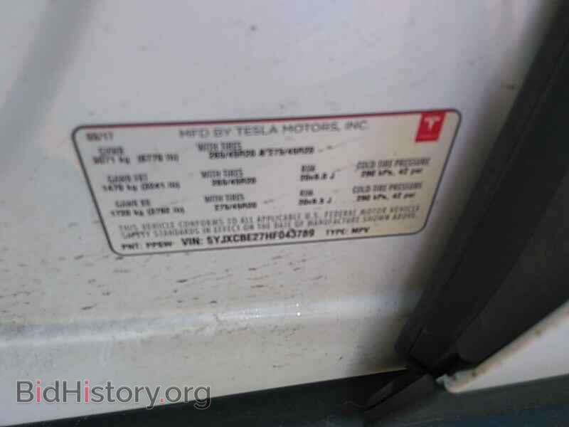 2017 Tesla Model X - VIN: 5YJXCBE27HF043789 - Фото 6