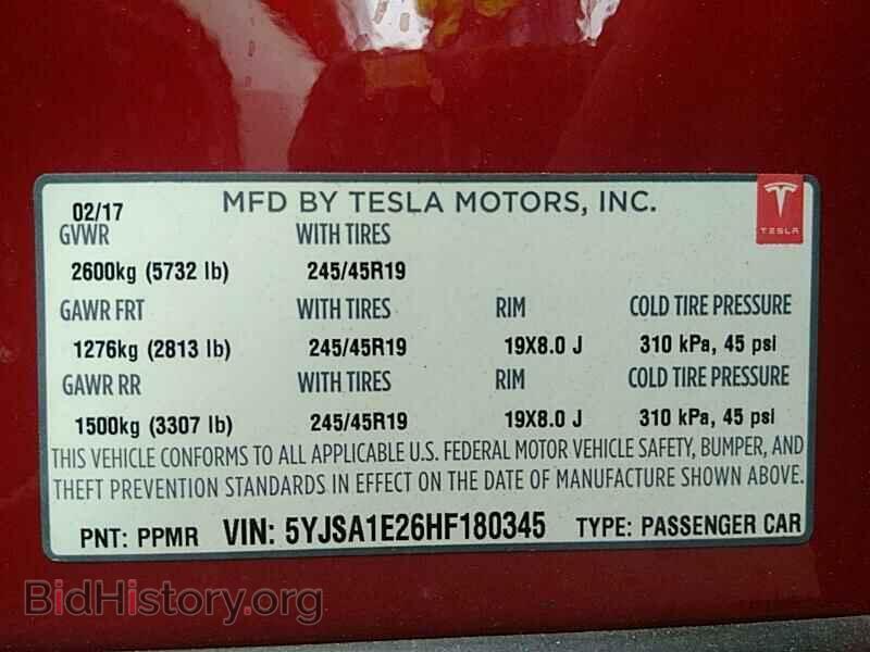 2017 Tesla Model S - VIN: 5YJSA1E26HF180345 - Photo 6