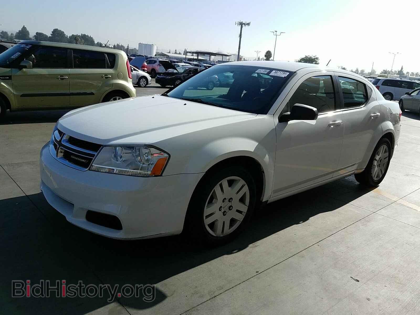 Фотография 1C3CDZAB1EN145648 - Dodge Avenger 2014