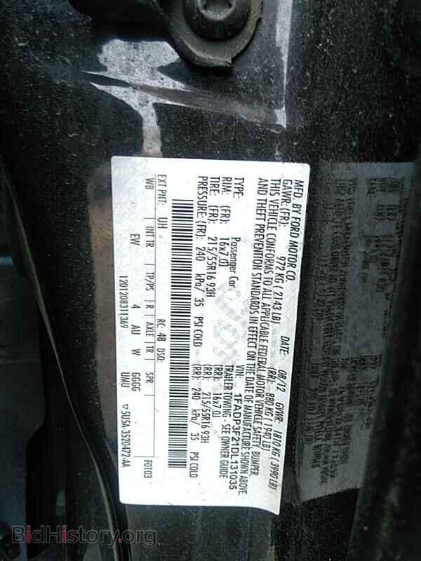 2013 Ford Focus - VIN: 1FADP3F21DL131035 - Фото 6
