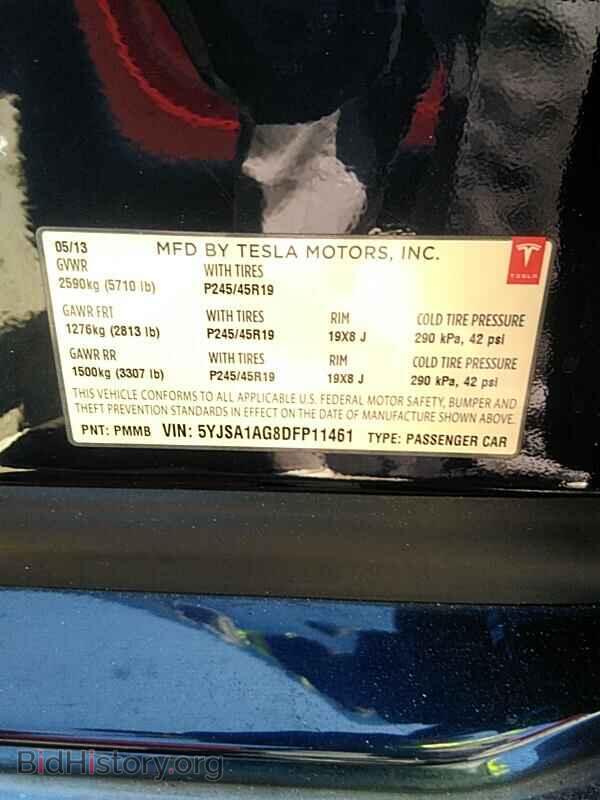 2013 Tesla Model S - VIN: 5YJSA1AG8DFP11461 - Photo 6