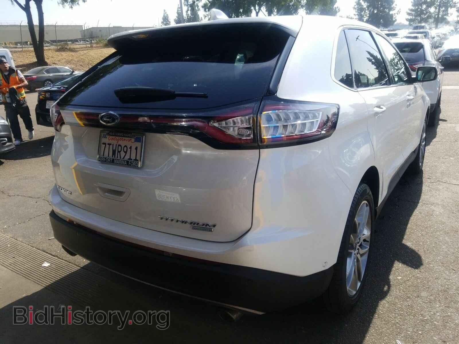 2016 Ford Edge - VIN: 2FMPK3K9XGBB58761 - Фото 2