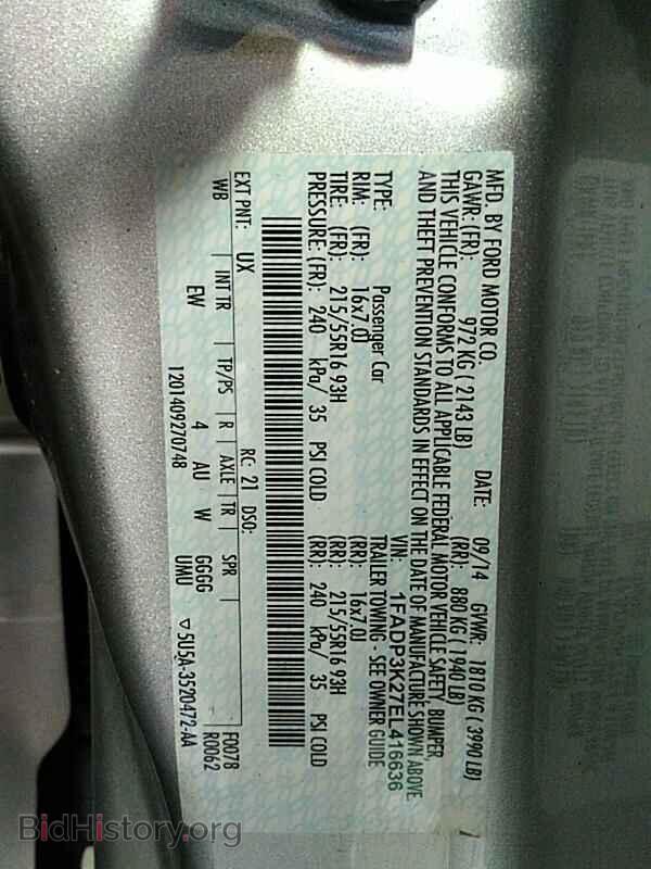 2014 Ford Focus - VIN: 1FADP3K27EL416636 - Photo 6
