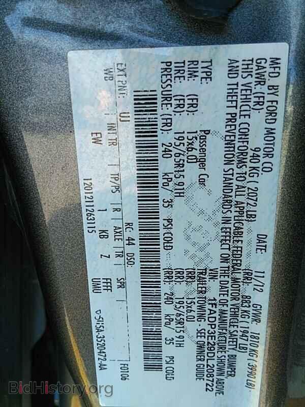 2013 Ford Focus - VIN: 1FADP3E29DL208722 - Photo 6