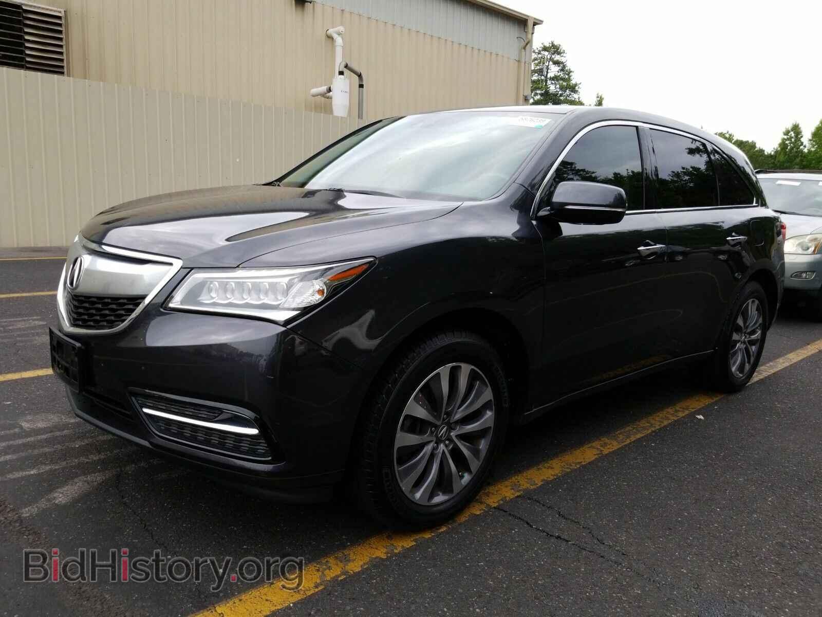 Фотография 5FRYD3H41EB019826 - Acura MDX 2014