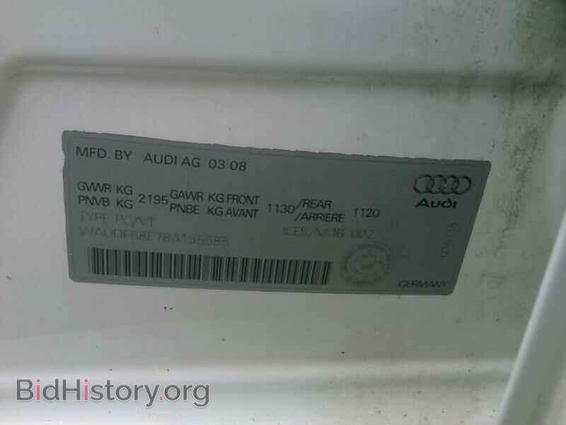 2008 Audi A4 - VIN: WAUDF68E78A155585 - Фото 6