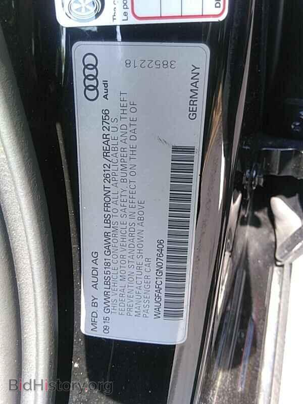 2016 Audi A6 - VIN: WAUGFAFC1GN076406 - Фото 6