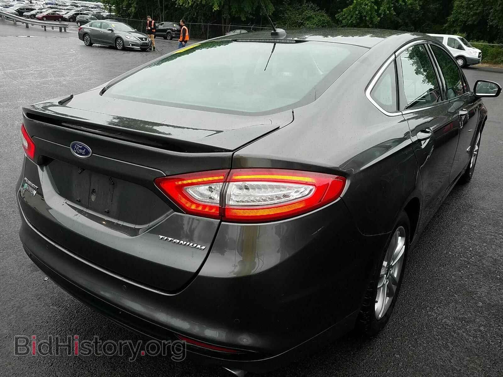 2016 Ford Fusion Energi - VIN: 3FA6P0SU4GR363178 - Фото 2