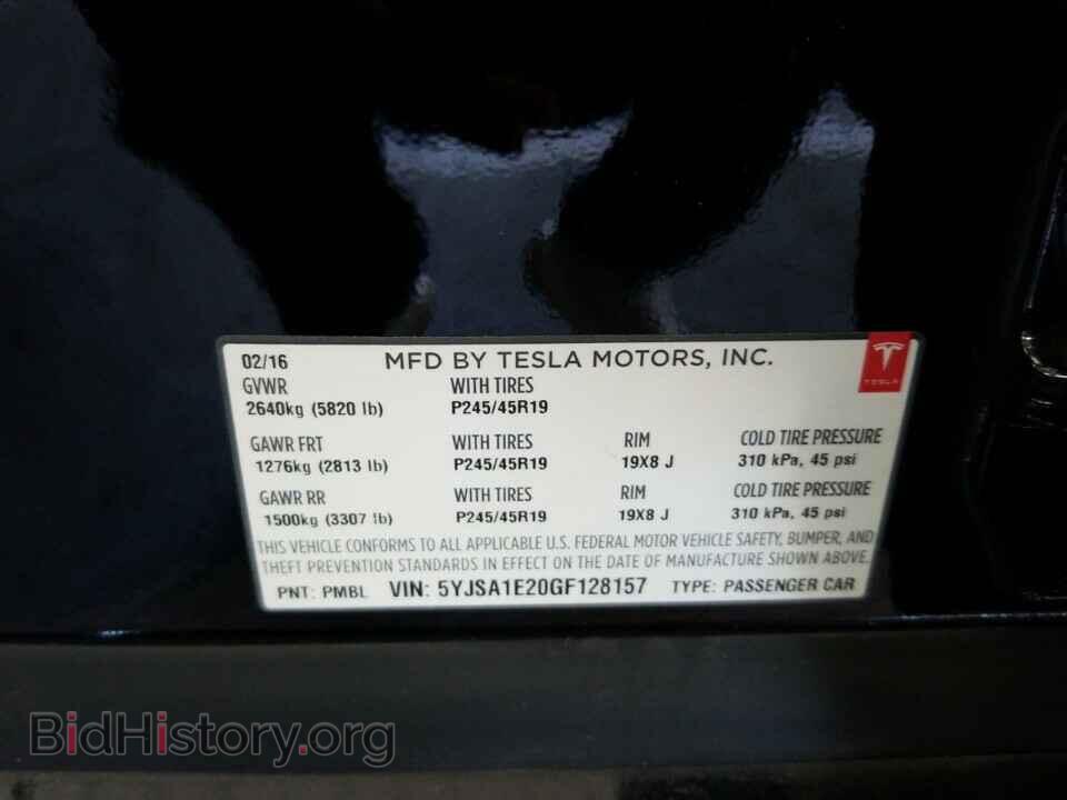 2016 Tesla Model S - VIN: 5YJSA1E20GF128157 - Фото 6