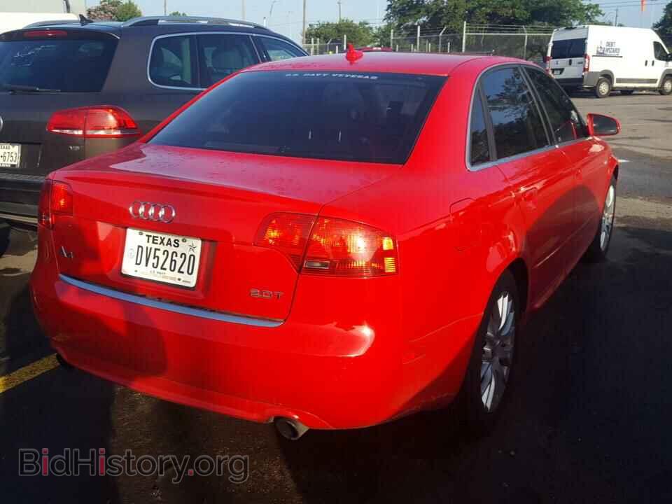 2008 Audi A4 - VIN: WAUAF78E68A144456 - Фото 2